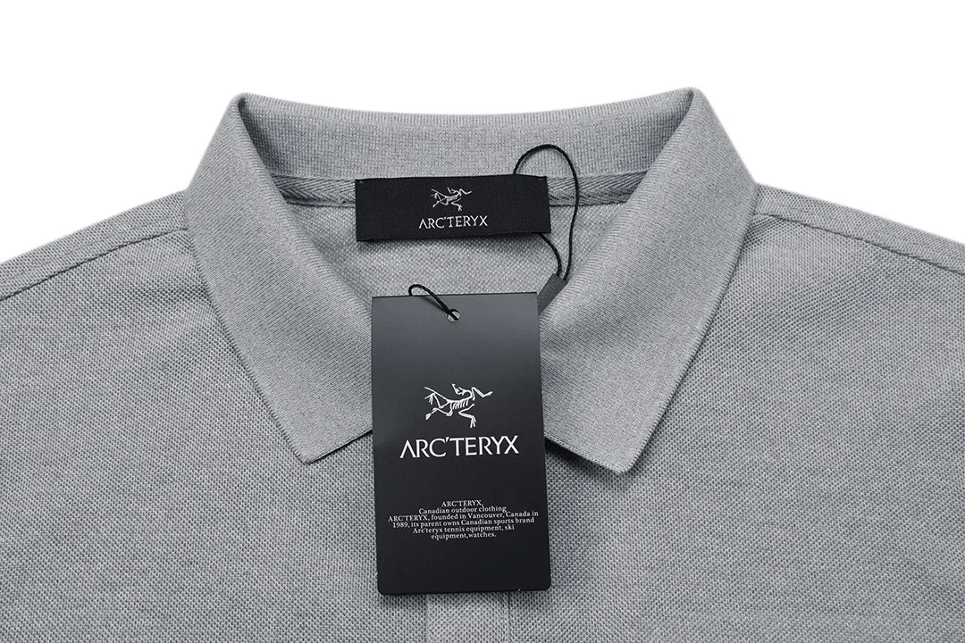 ARC'TERYX/ 2026New Arrival Classic logo Same Style polo ：Gray Size：XS S M L